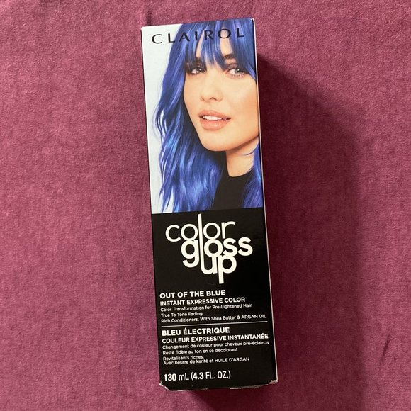 2X NEW Clairol Color Gloss Up Semi Permanent Hair Color, Out of the Blue Color - Picture 3 of 5